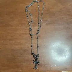 クロスモチーフ ロングネックレス
