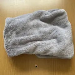 グレー フリース ネックウォーマー