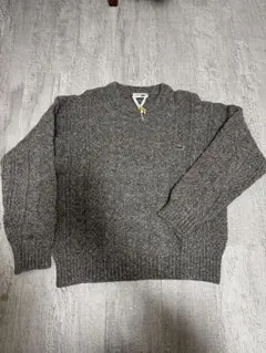 Lacoste グレー ニットセーター