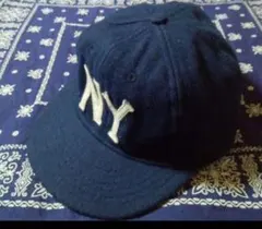 希少 クーパーズタウン キャップ USA製 帽子 エベッツ navy　RRL　紺