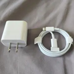 Apple 20W USB-C電源アダプタとLightningケーブル