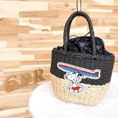 サマンサタバサ×スヌーピー】限定コラボ かごバッグ トートバッグ 巾着
