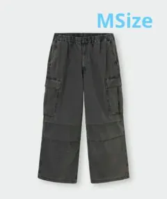 guデニムスーパーワイドカーゴパンツNE+E