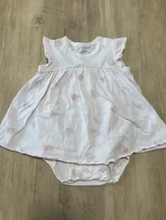 ジェラートピケ ベビー70cm 80cm ハート ロンパース カバーオール