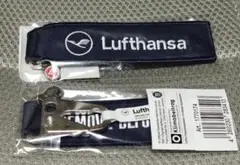 ★新品★ルフトハンザ Lufthansa フライトタグ ネイビー 1点