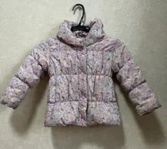 マザウェイズ 中綿アウター 110 女の子 花柄 ピンク