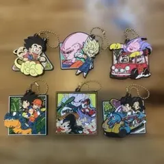 ドラゴンボール 30周年 アクリルキーホルダー ラバーチャーム 3個