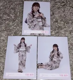 守屋麗奈　生写真(2025年 浴衣) セミコンプ