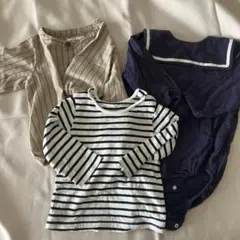 【サイズ70〜80】秋冬　長袖　ロンパース