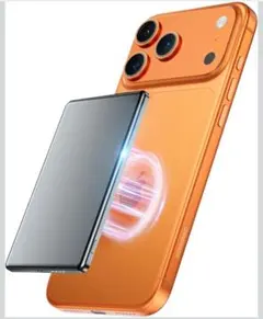 超薄型 モバイルバッテリー MagSafe対応 軽量 小型 ワイヤレス充電器