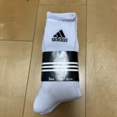 adidas ホワイトソックス 3足組 24〜26 cm