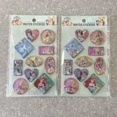 ディズニープリンセス　ウォーターシール　2点セット