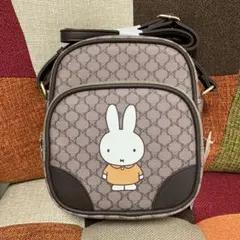 【新品】しまむら　ミッフィー　ショルダーバッグ　miffy　グレージュ系　廃盤品