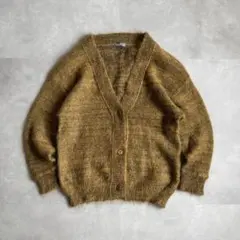 古着 90s ニット カーディガン セーター モヘアライク cityboy