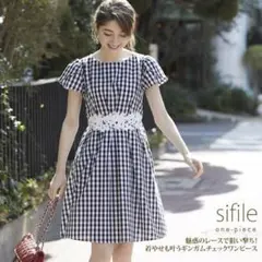tocco closet ギンガムチェックワンピース