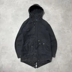 CarharttWIPダックジャケットモッズコートブラックフィッシュテールC80