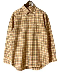 BARACUTA バラクータ チェック ボタンダウン シャツ L ビンテージのサムネイル