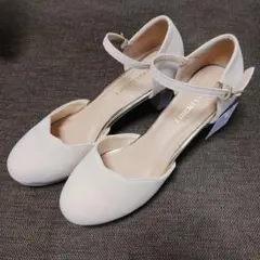 LIBERTYDOLL アンクルストラップ パンプス ベージュ LL