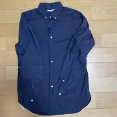 GREBEU LABEL RELAXING ネイビーシャツ　L