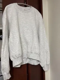ザラ　ベーシックプラッシュスウェットシャツ　L