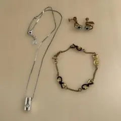 Pierre Cardin ネックレス 他ブレスレット イヤリング　3点のサムネイル