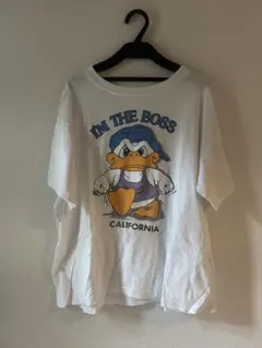 70s ~80s 白Tシャツ ドナルド