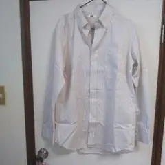 UNIQLO ストライプ 長袖シャツ L