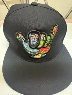 ハワイアン刺繍キャップ