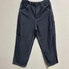 GU ダークブルー カーゴデニム