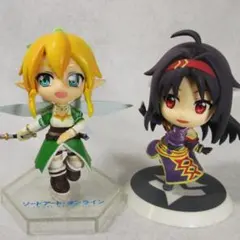 リーファ＆ユウキ キャラキュートプリティ／一番くじ SAO フィギュア2種