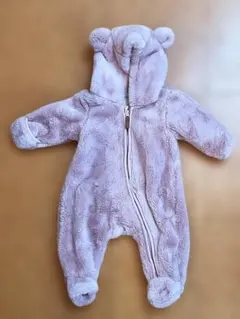 H&M もこもこ クマ ロンパース 50サイズ