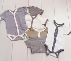 【未使用】西松屋ベビーロンパース 80 6枚セット