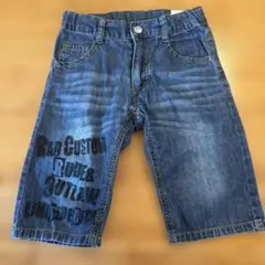 RAD CUSTOM デニムハーフパンツ 130サイズ