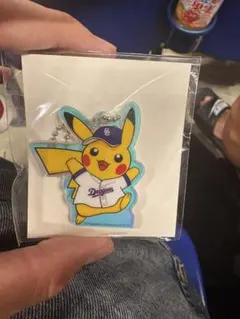 中日ドラゴンズ ピカチュウキーホルダー