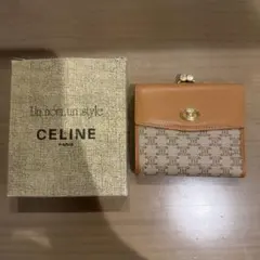 CELINE マカダム柄 がま口 二つ折り財布のサムネイル