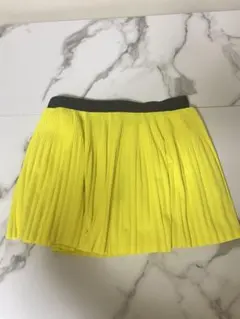 FILA イエロープリーツスカート Lサイズ