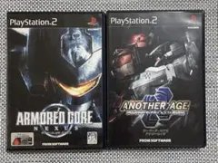 PS2 アーマード・コア2 アナザーエイジ/アーマード・コア ネクサス  2本