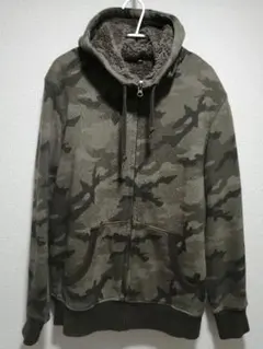 パーカー l ボア 迷彩