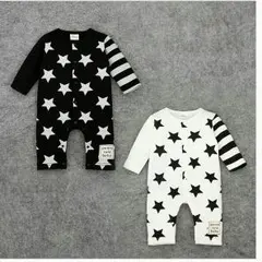 星柄 ロンパース 新品、未使用