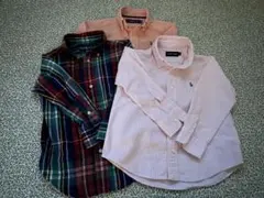 ラルフローレン 長袖 シャツ サイズ100 3点セット