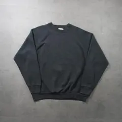 FRUIT OF THE LOOM90sUSA製 無地スウェットブラック黒L古着