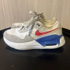 Nike Air Max スニーカー グレー/レッド/ブルー　23.5cm