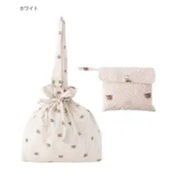 新品タグ　PAUL&JOE ポール&ジョー　ヌネット　猫　ネコ　エコバッグ　②