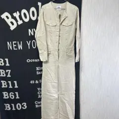 ZARA ベージュオールインワン XS