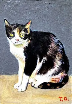アクリル画 猫 156 No3156アクリル画子猫 - メルカリ