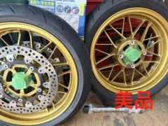 ゼファー400 純正ゴールドキャストホイール タイヤ付き - メルカリ