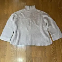 ミラオーウェン　カシミヤタートルネック セーター