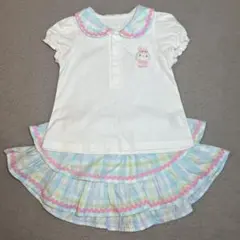 メゾピアノ　セットアップ　立体うさぎ　80cm