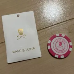【MARK ＆ LONA】カジノマーカー カラー（ピンク）美品