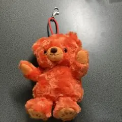 【オレンジカラー】クマのぬいぐるみ